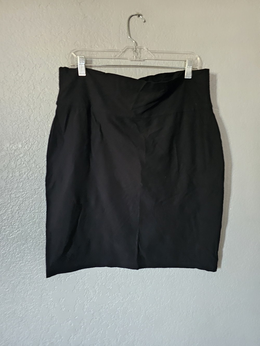 Eileen Fisher Black Tailored Pencil Skirt